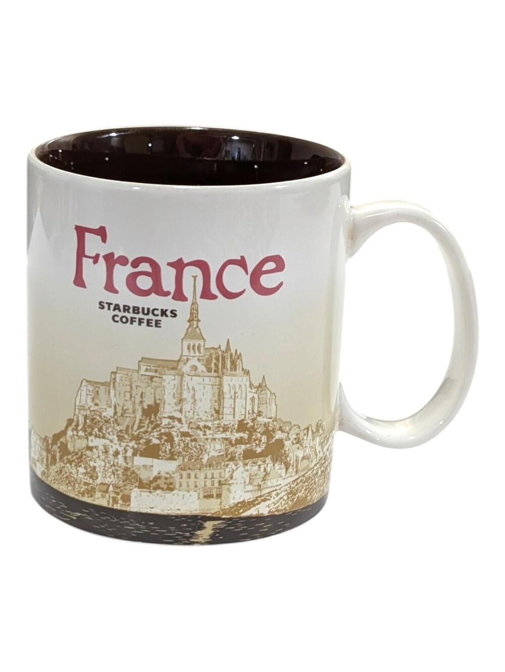 Starbucks Collector Series France Mug Ceramic 16oz City Coffee Cup 2014